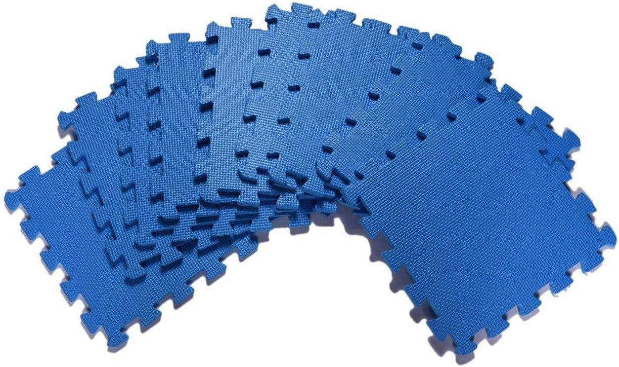Cross Pattern Interlocking Foam Tiles 30x30cm